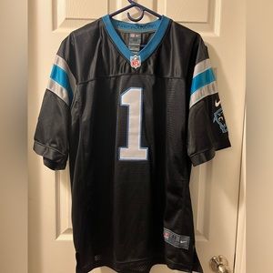 Nike authentic Carolina Panthers size 48 Cam Newton jersey